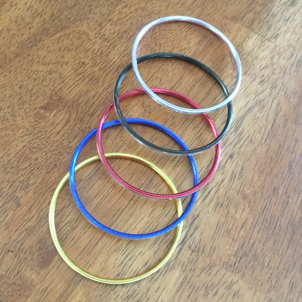 Colored Bangle Set